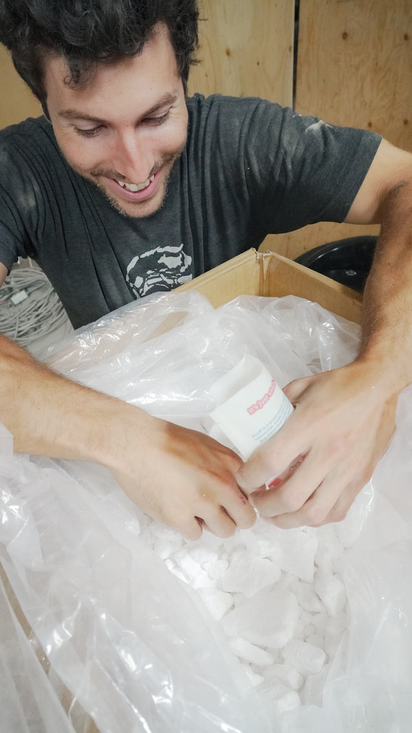 How to use POUFF chalk